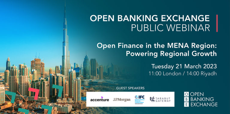 Public Webinar: Open Finance in the Middle East & North Africa Region